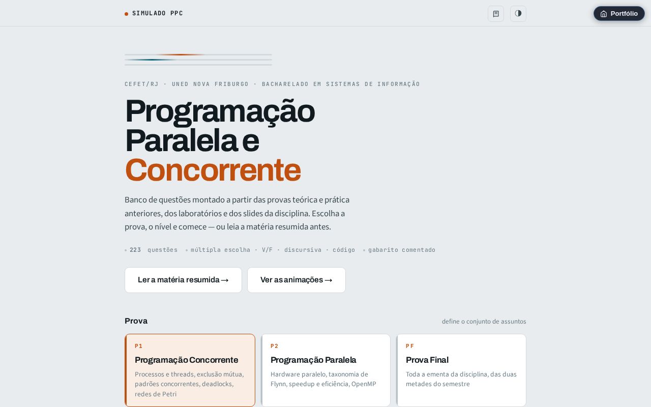 Preview of Simulado PPC