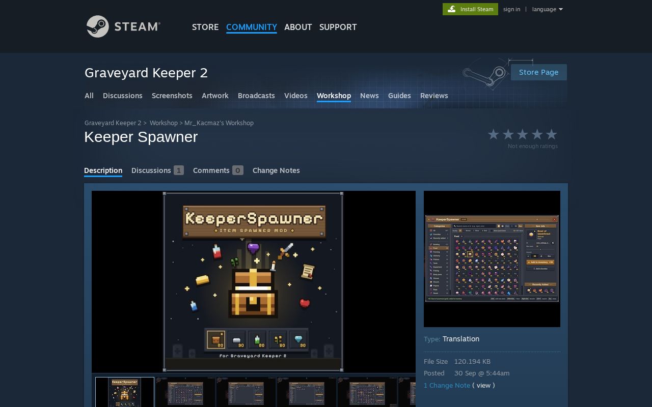 Preview of Keeper Spawner