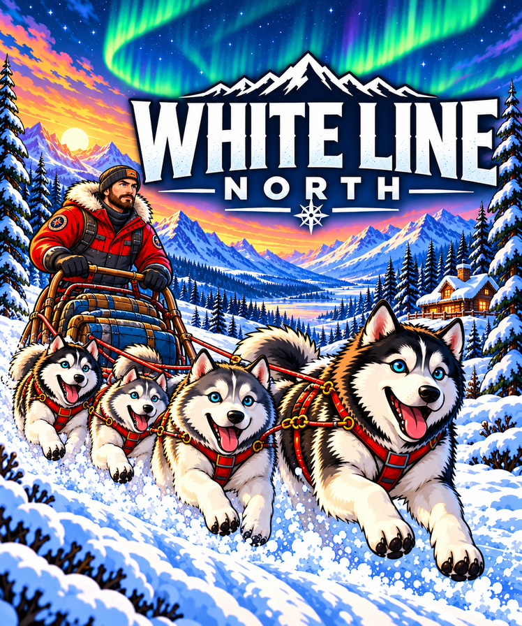 Preview of White Line North: Dog Sled Racing