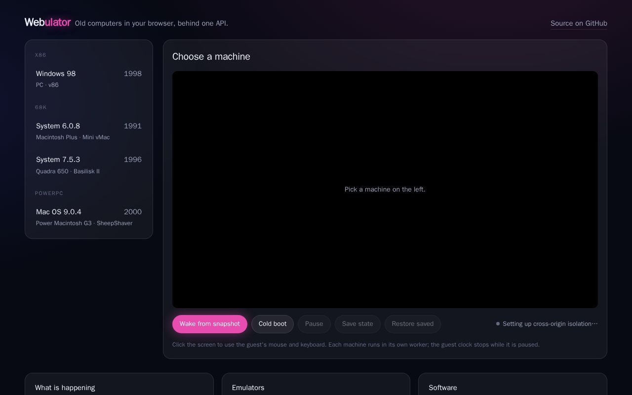 Preview of Webulator