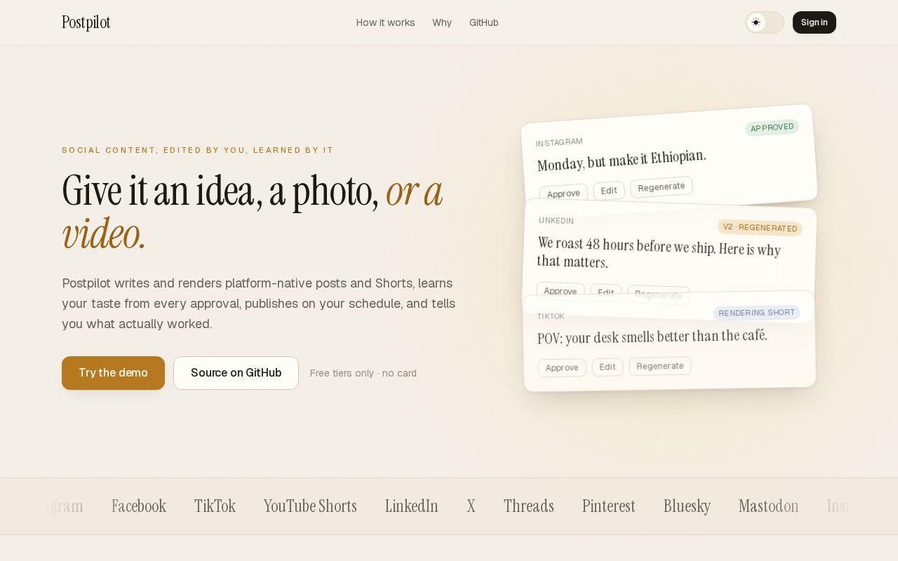 Preview of Postpilot