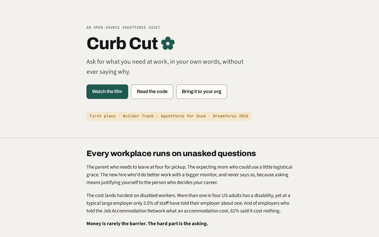 Preview of Curb Cut