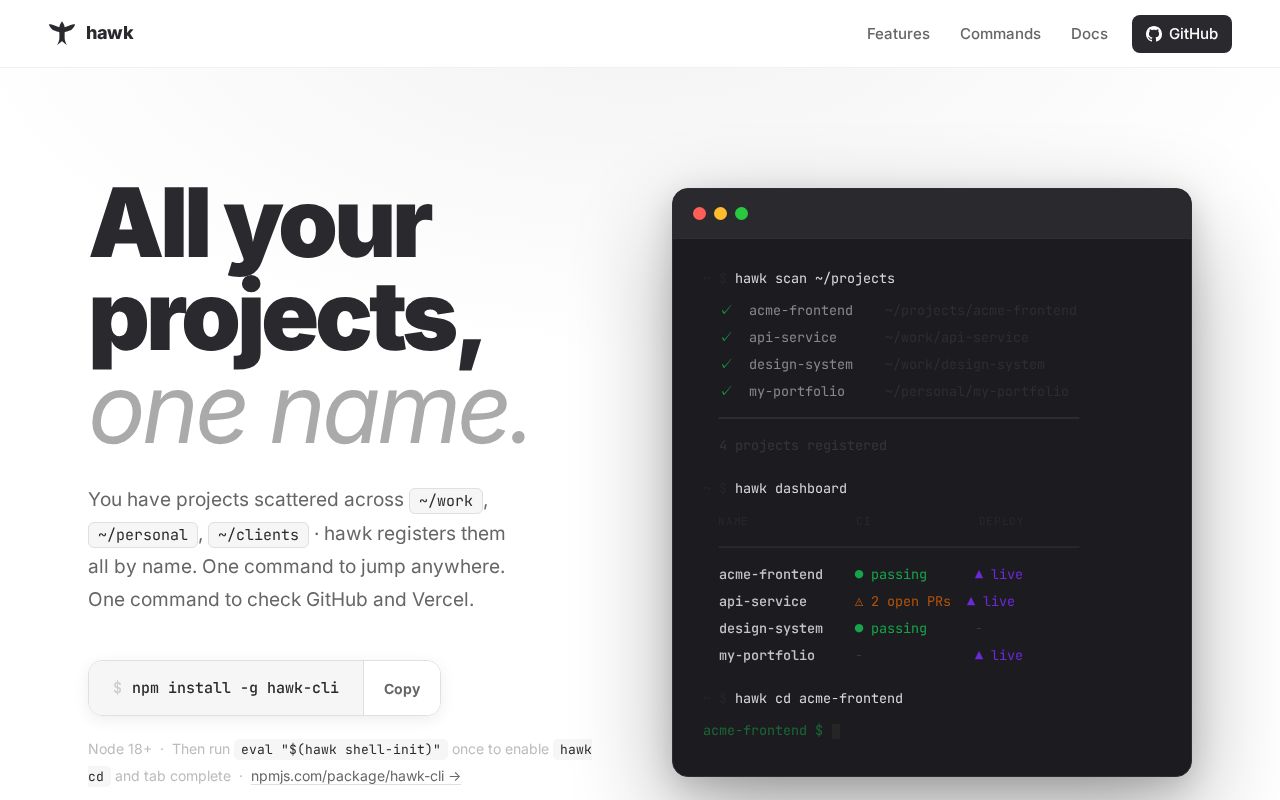 Preview of Hawk Cli