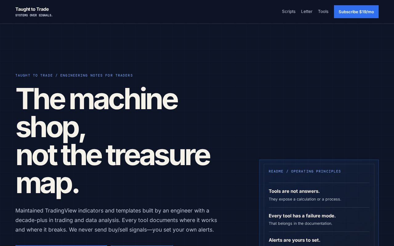 Preview of Taughttotrade Site