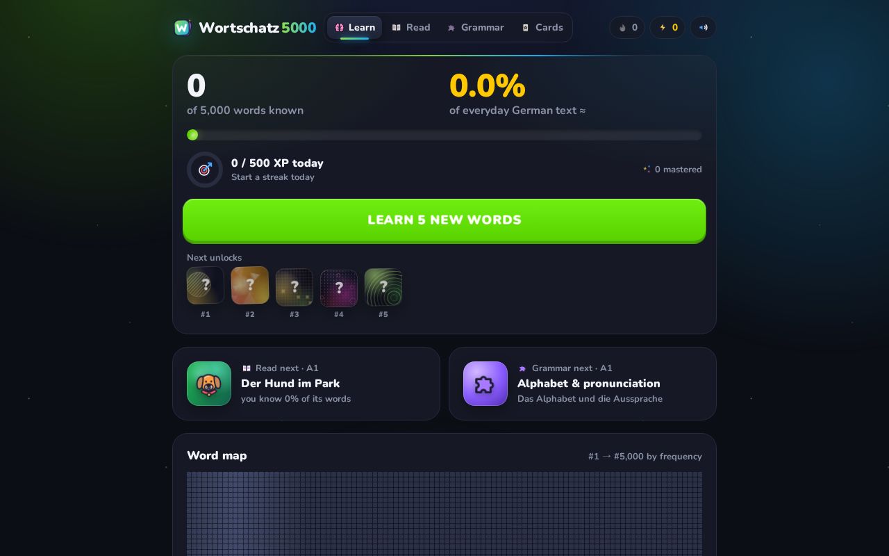 Preview of Wortschatz 5000