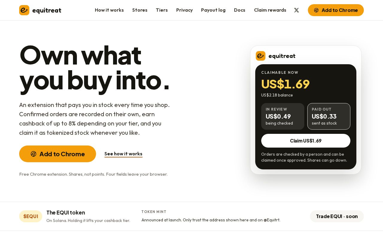 Preview of Equitreat Extension