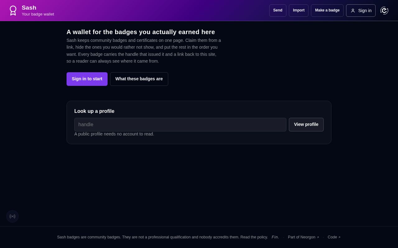 Preview of Sash Site