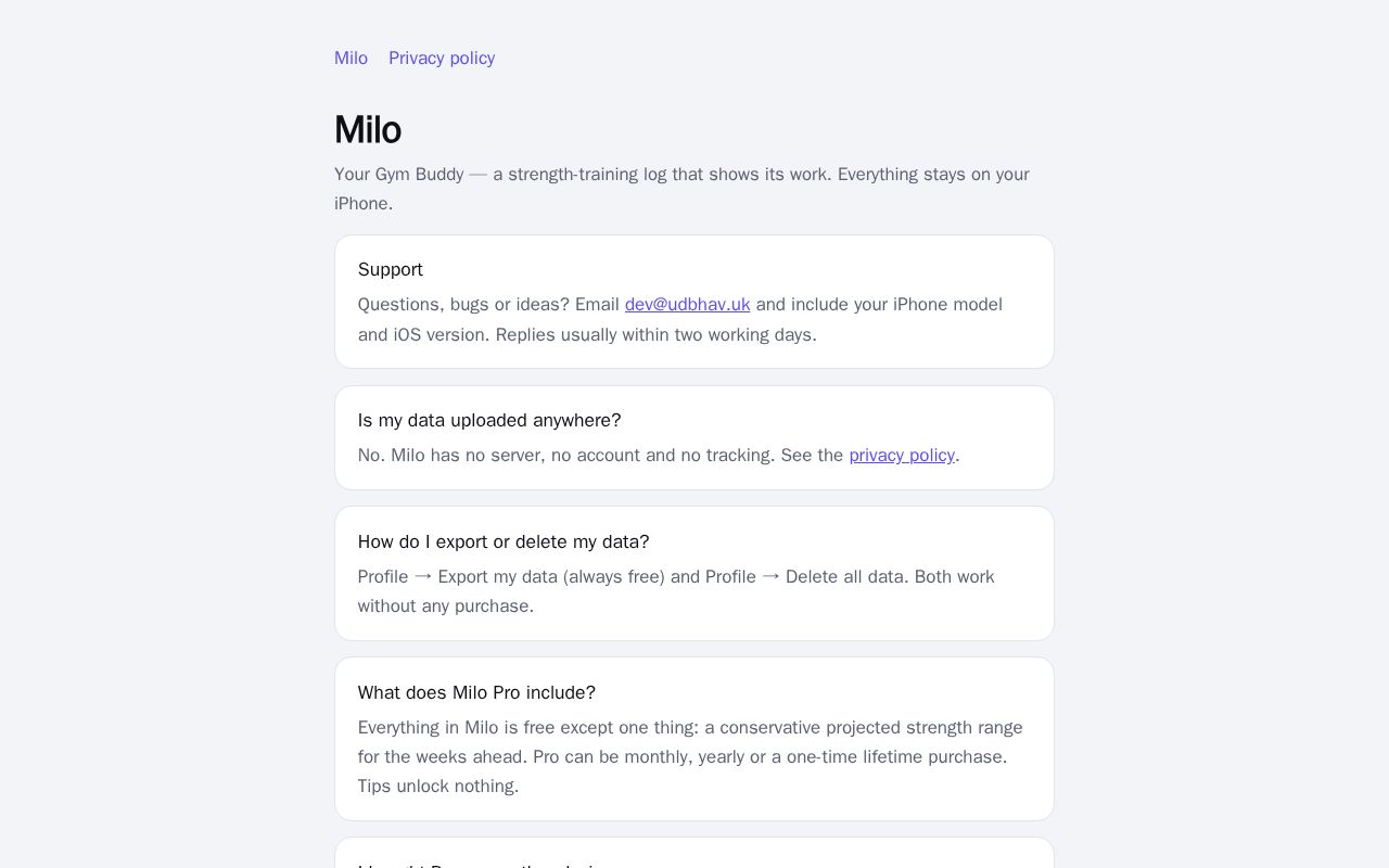 Preview of Milo Legal