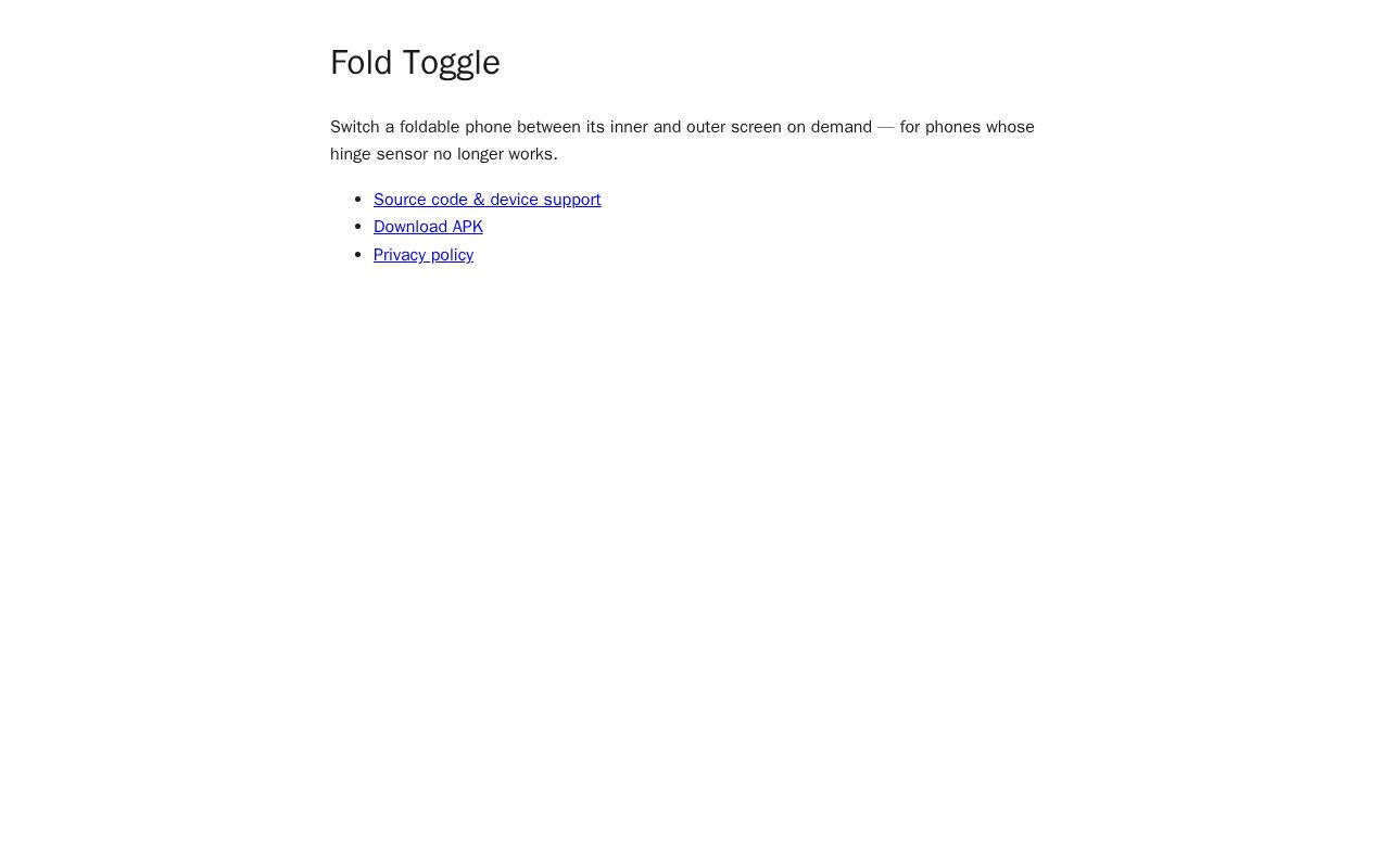 Preview of Fold Toggle