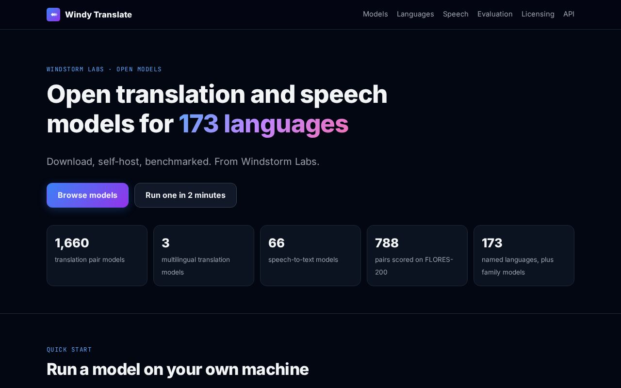 Preview of Windytranslate Python