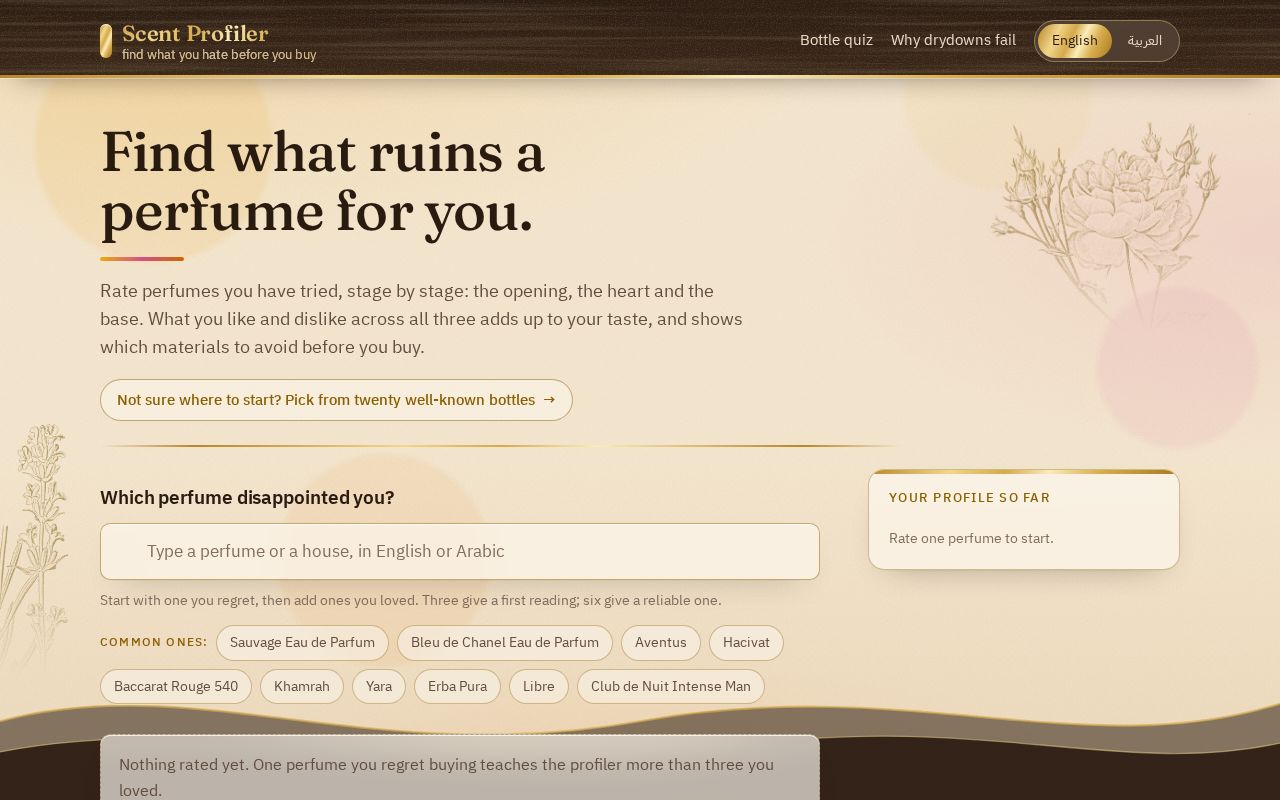 Preview of Scent Profiler