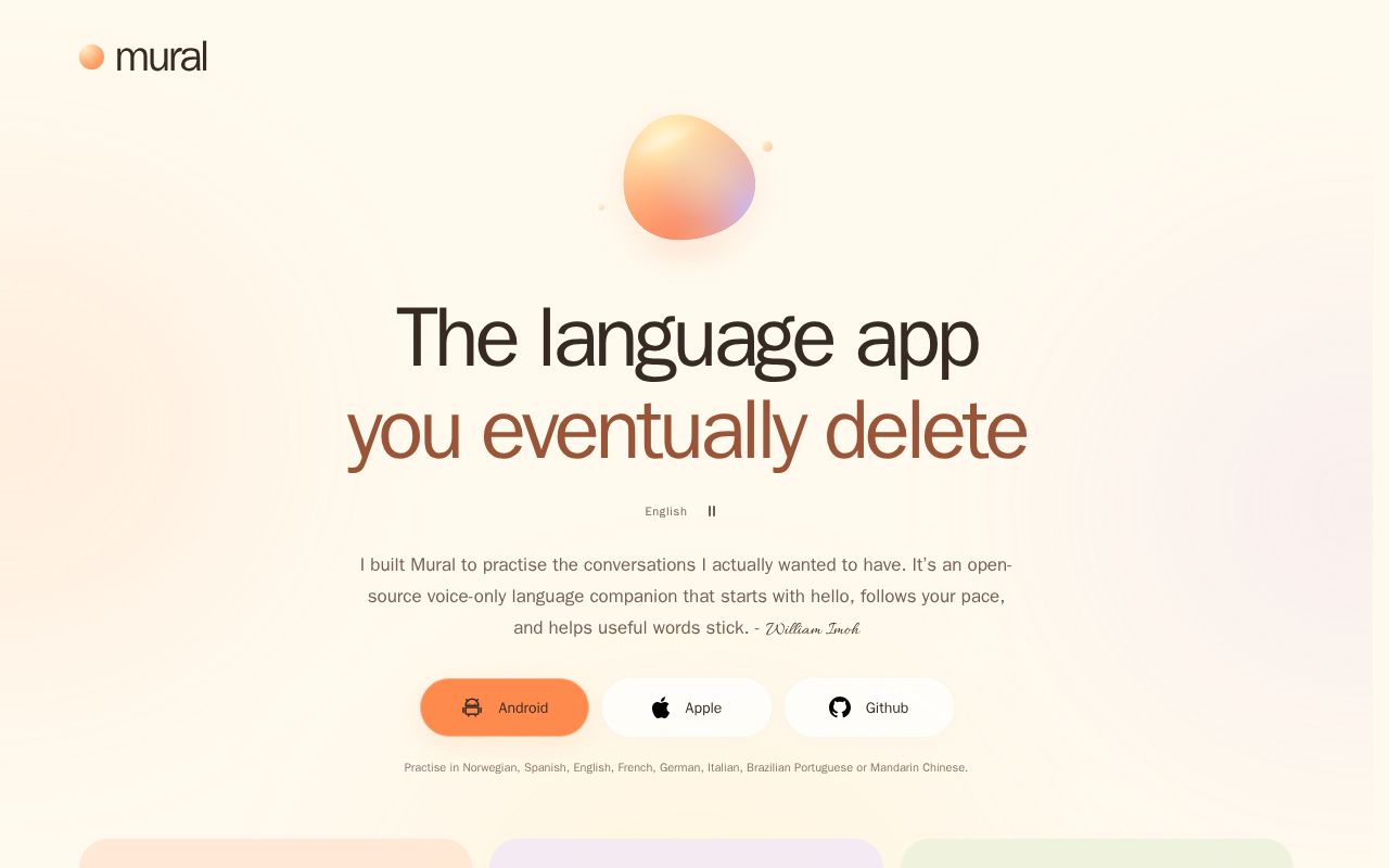 Preview of Language App
