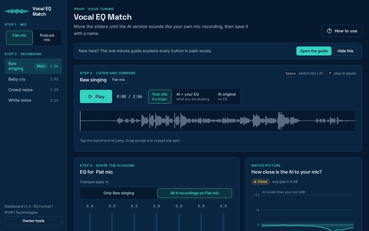 Preview of Vocal Eq Match