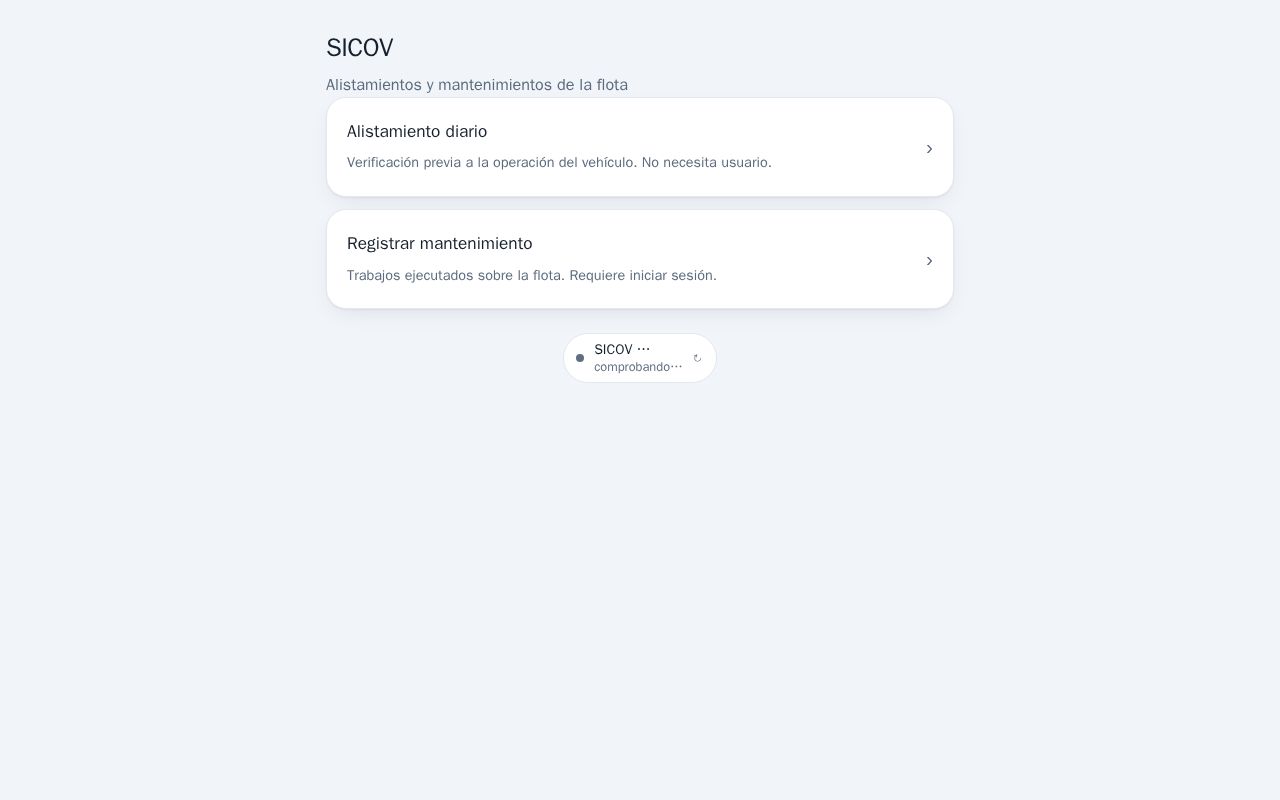 Preview of Gesmovil Sicov Web