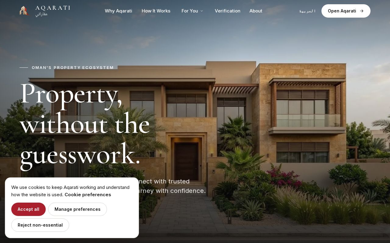 Preview of Aqarati Website