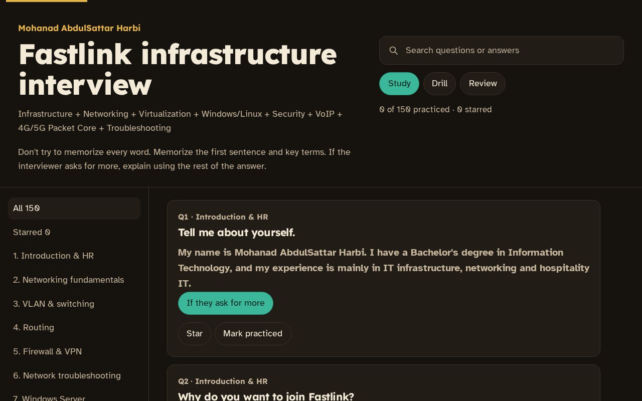 Preview of Fastlink Interview