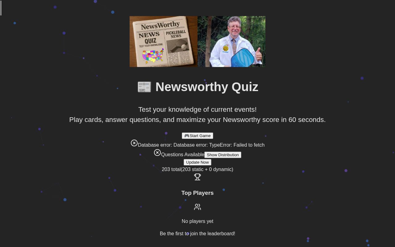 Preview of Newsworthy News Quiz