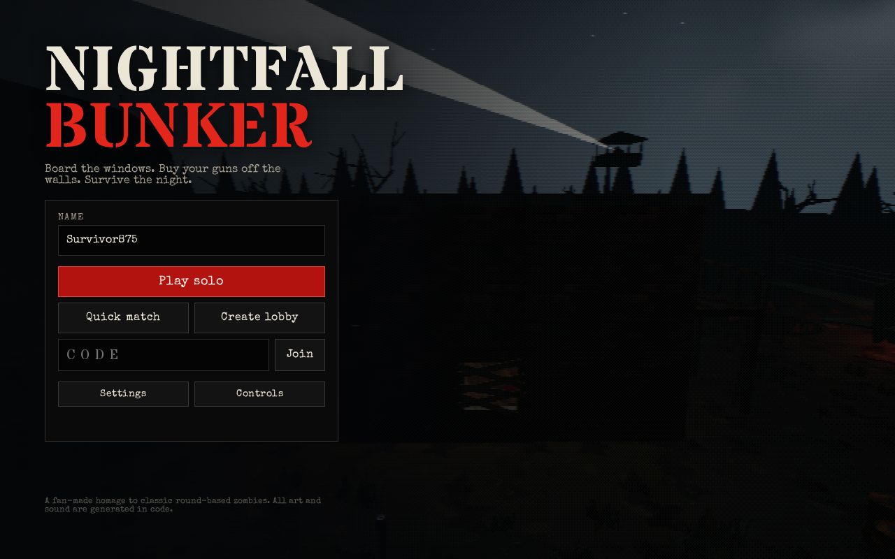 Preview of Nightfall Bunker