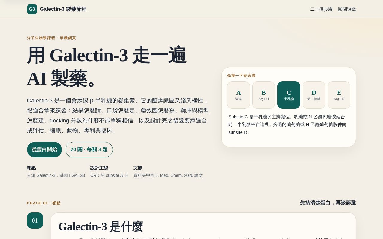Preview of Galectin-3｜AI 製藥流程教學