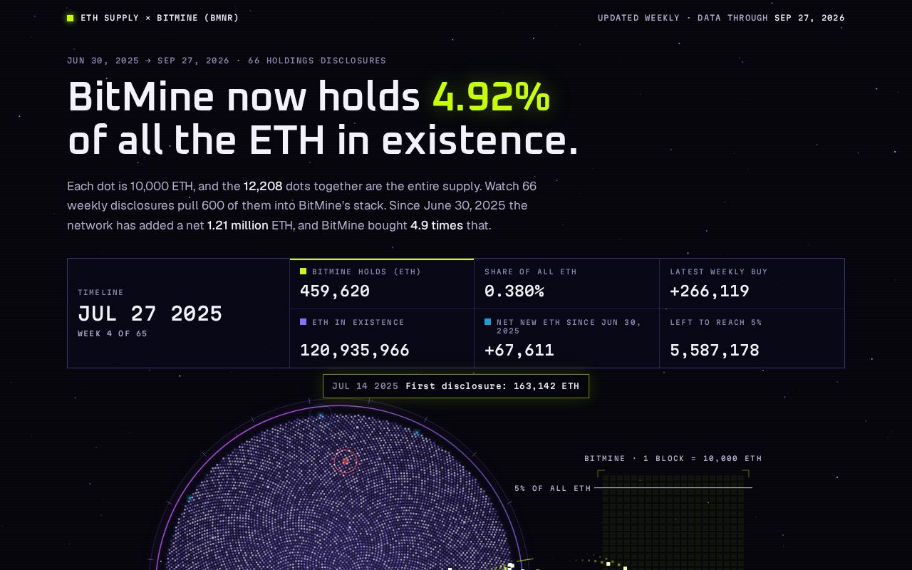 Preview of Bitmine Eth Stack