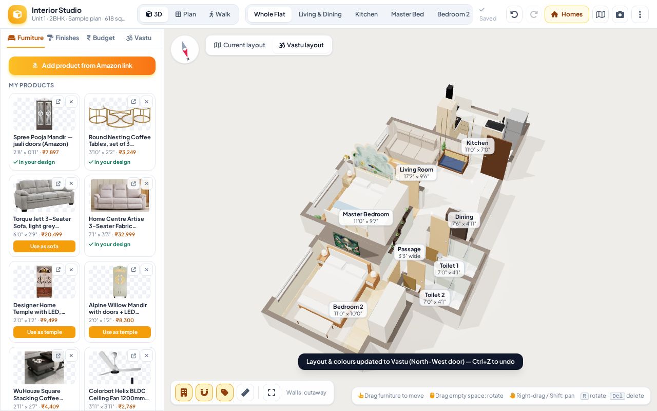 Preview of Interior Design Visulizer