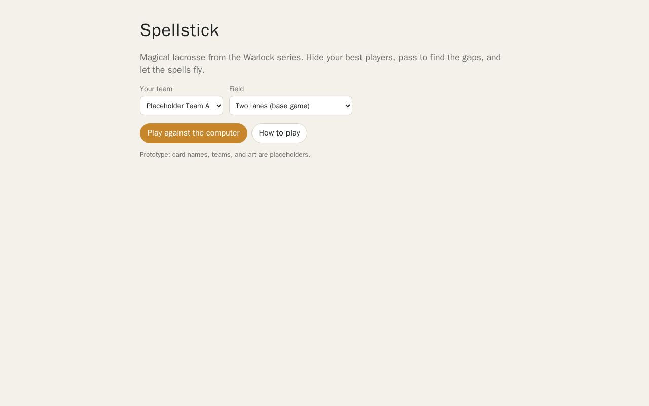 Preview of Spellstick Cardgame