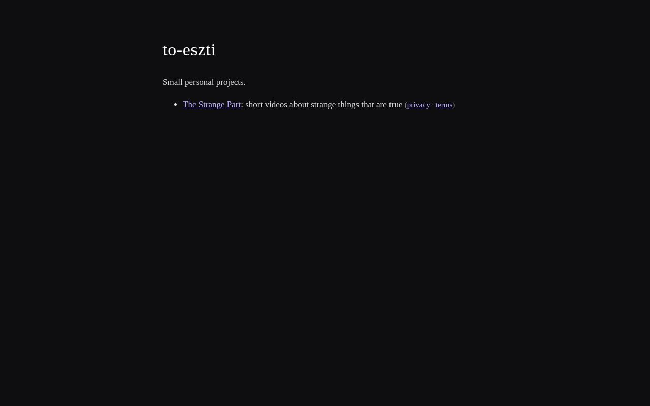 Preview of To Eszti Github Io