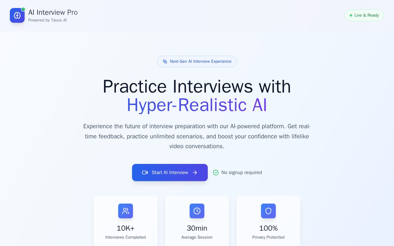 Preview of InterviewOS