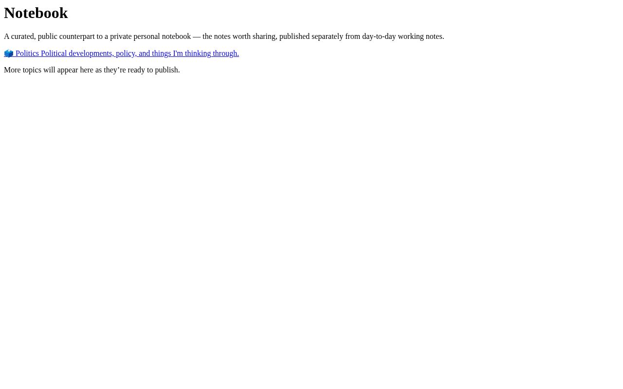 Preview of Notebook Site