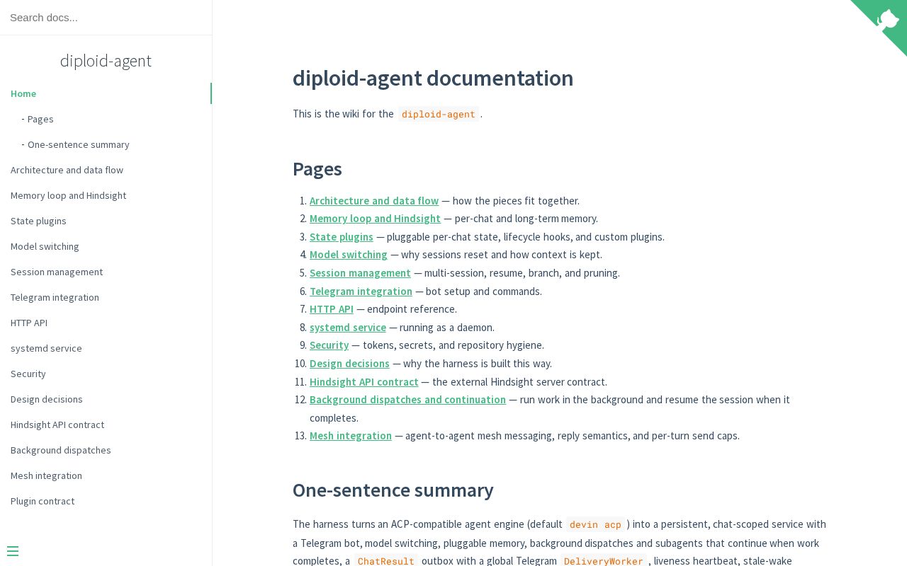 Preview of Diploid Agent