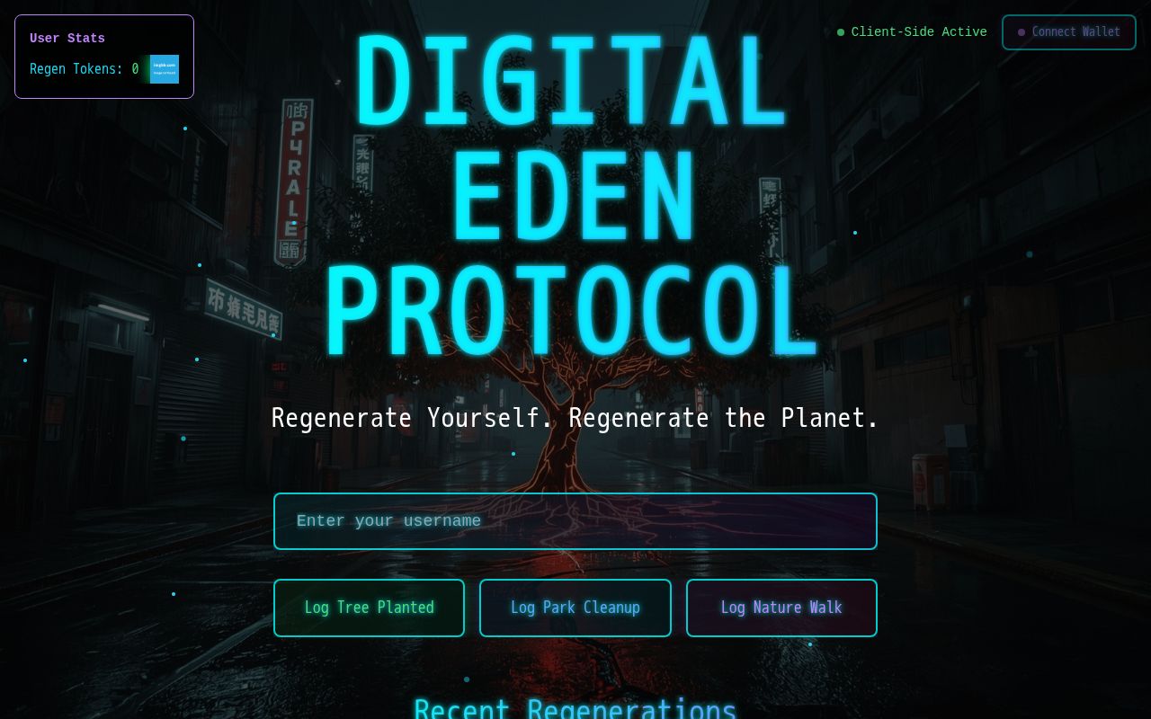 Preview of Digital Eden Protocol