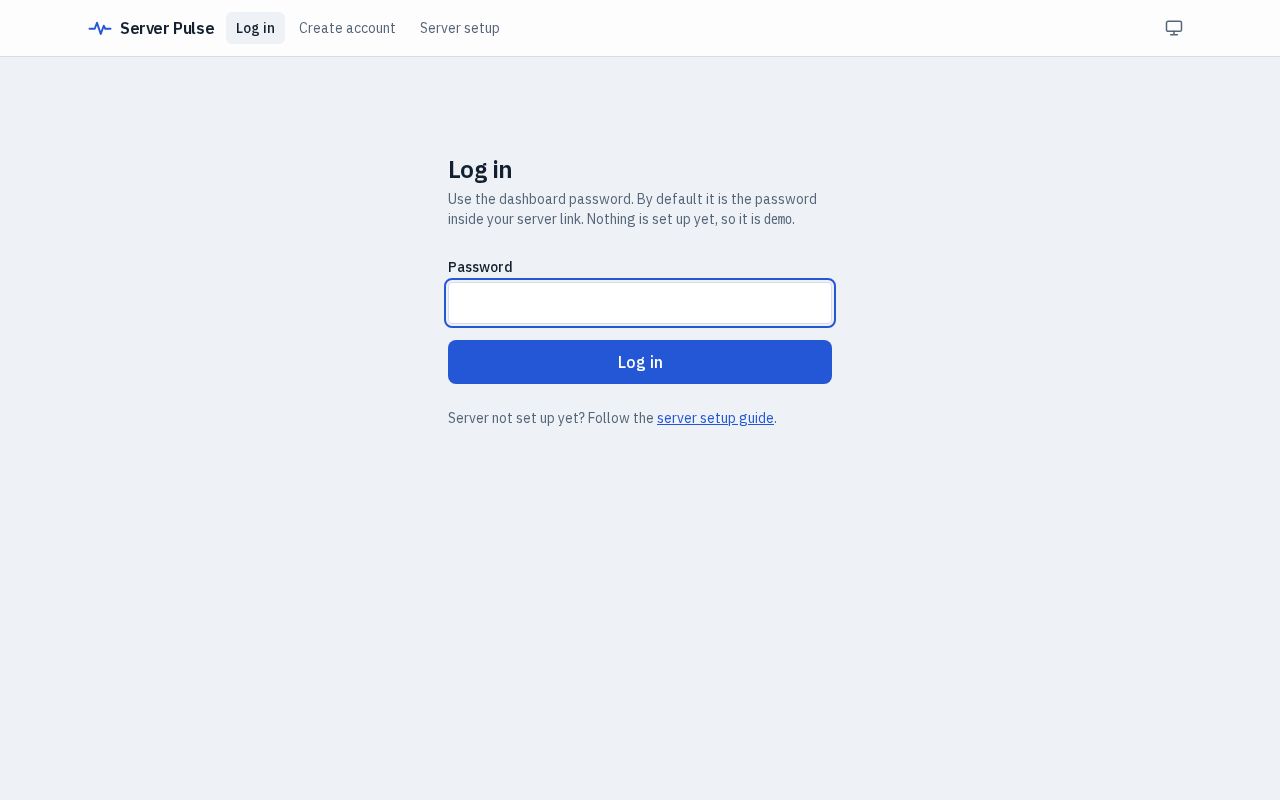 Preview of Server Pulse