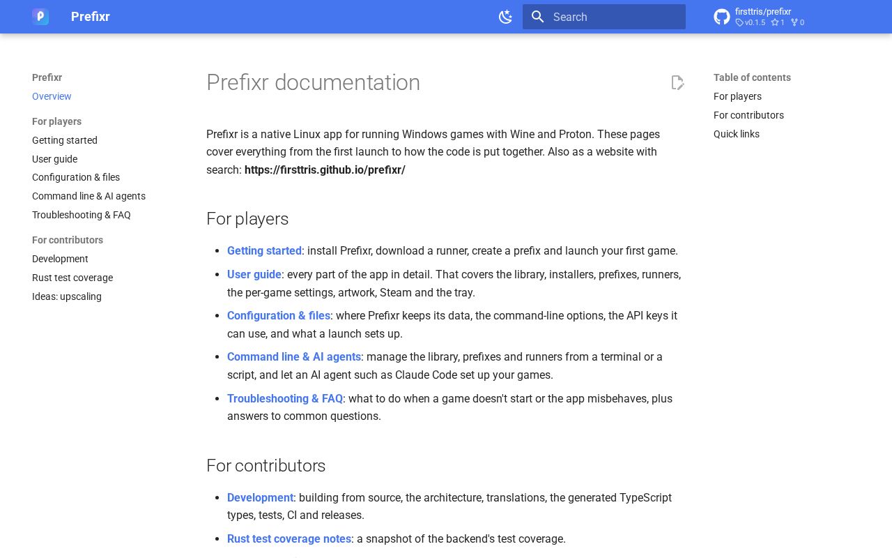 Preview of Prefixr