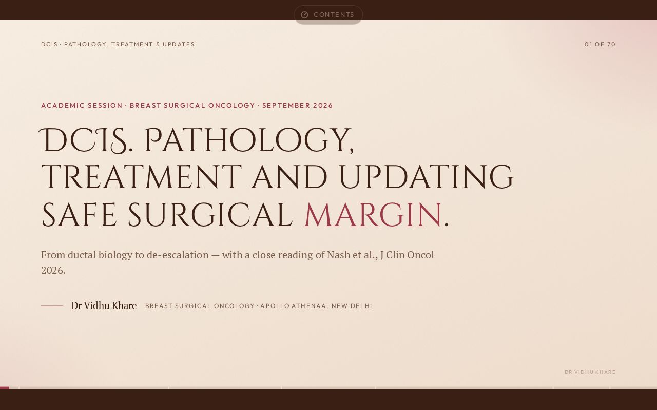 Preview of Dcis Basics Pathology Management Updates