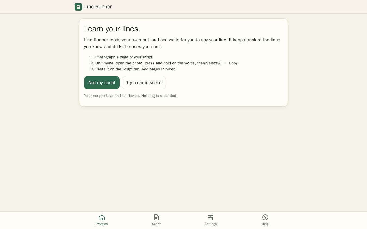 Preview of Line Runner