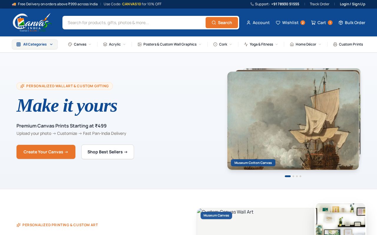 Preview of Canvas India