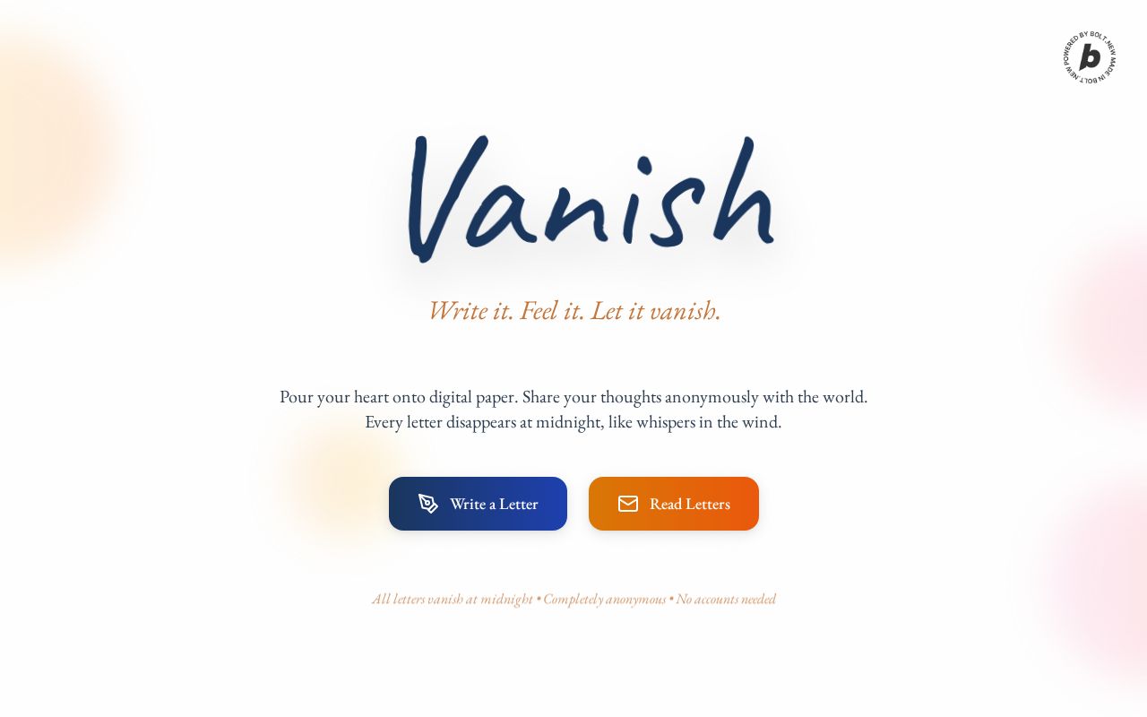 Preview of Vanish