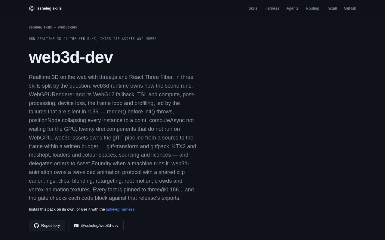 Preview of Web3d Dev