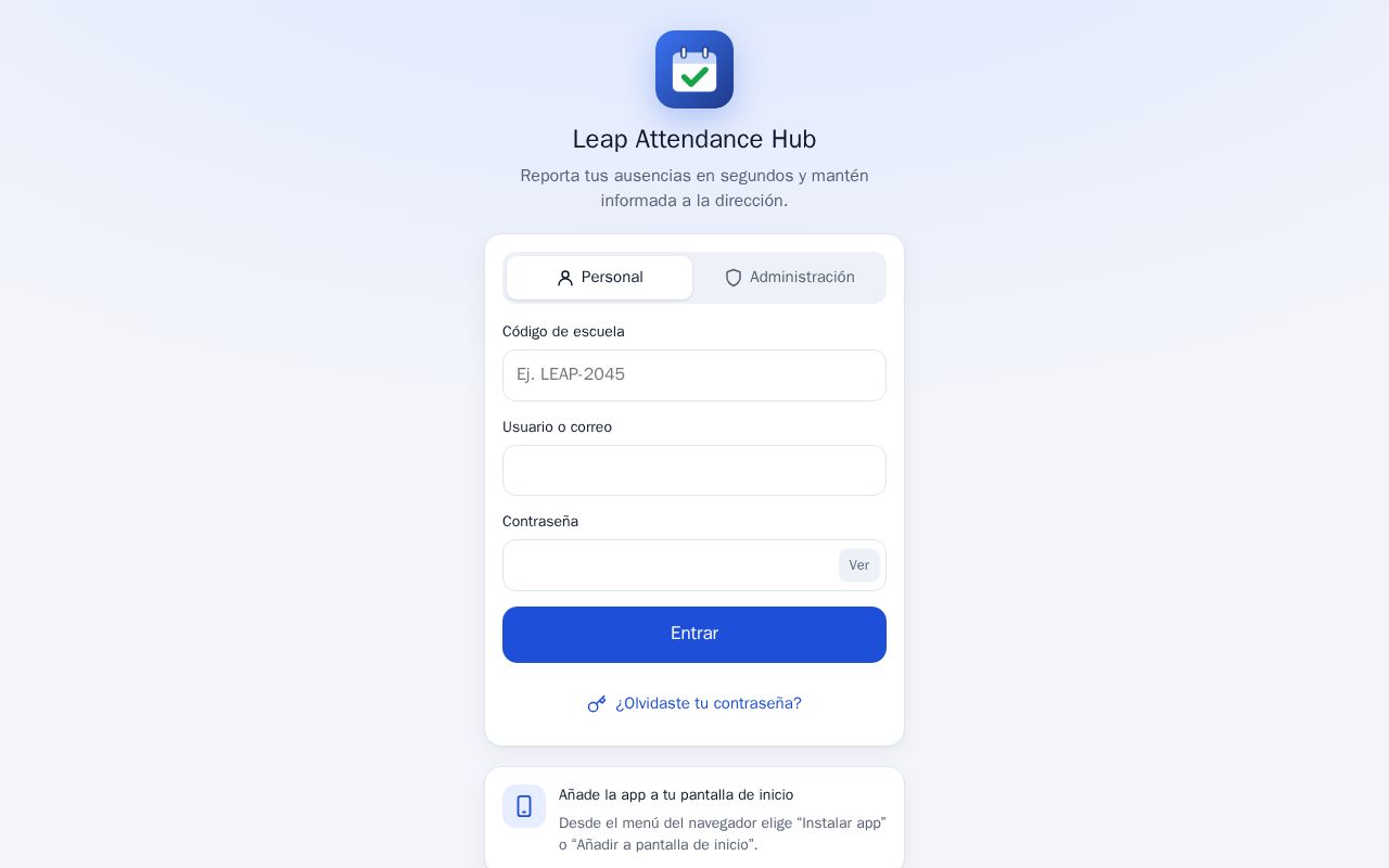 Preview of LeapAttendanceHub