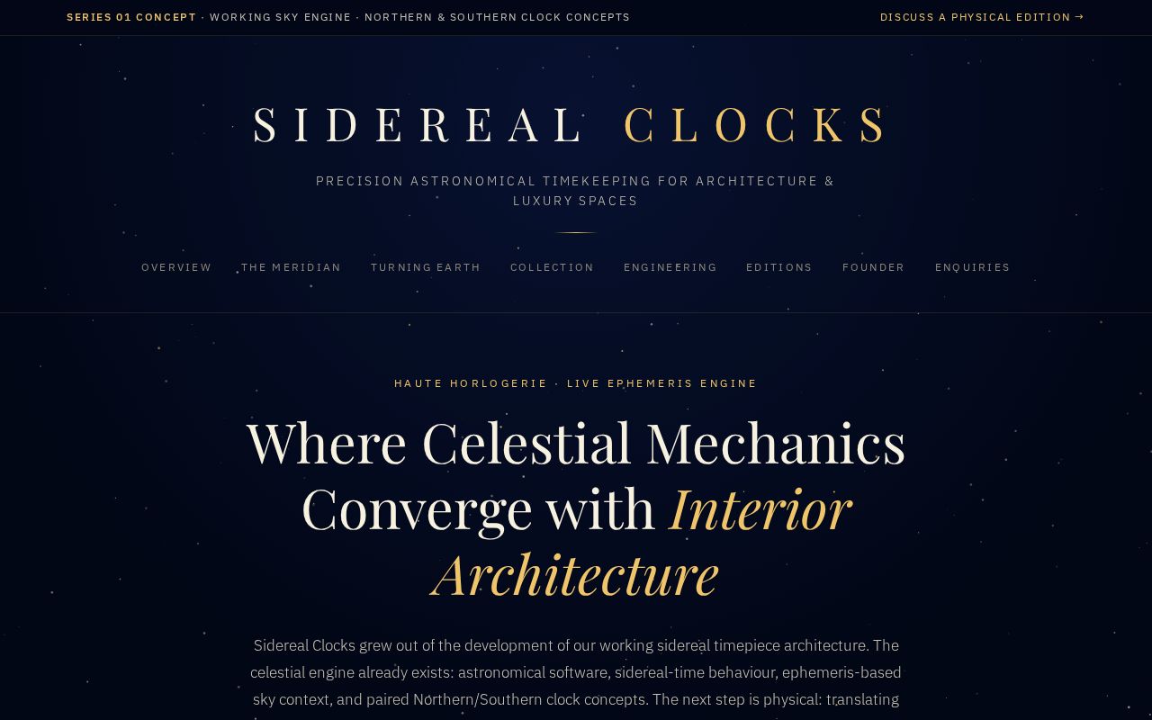 Preview of Siderealclocks