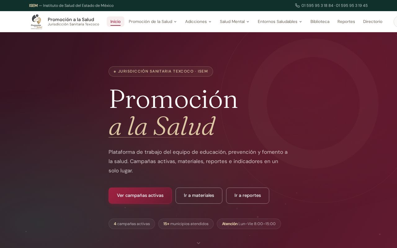 Preview of Promocionsaludtexcoco Github Io