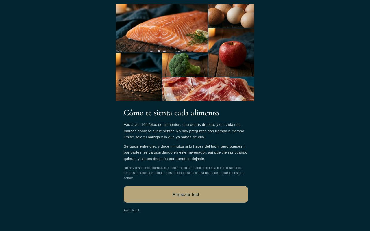 Preview of Test Alimentos