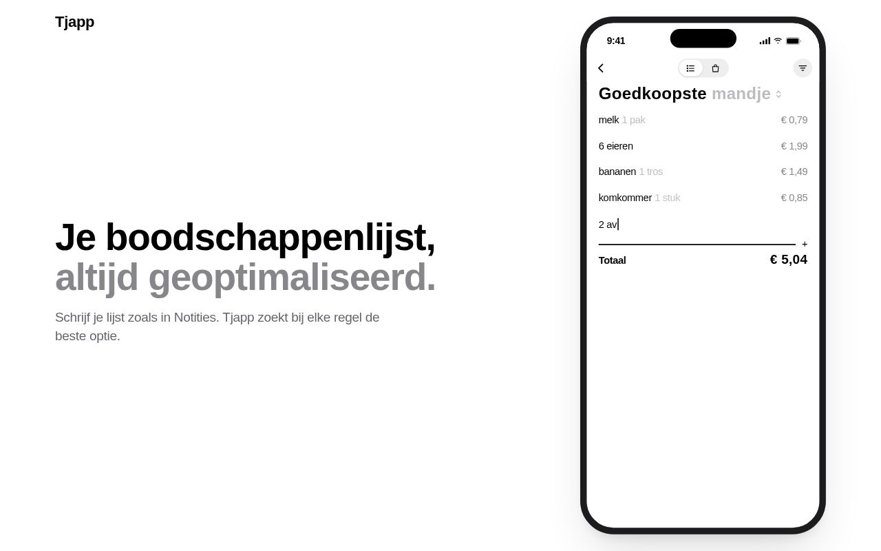 Preview of Tjapp Site