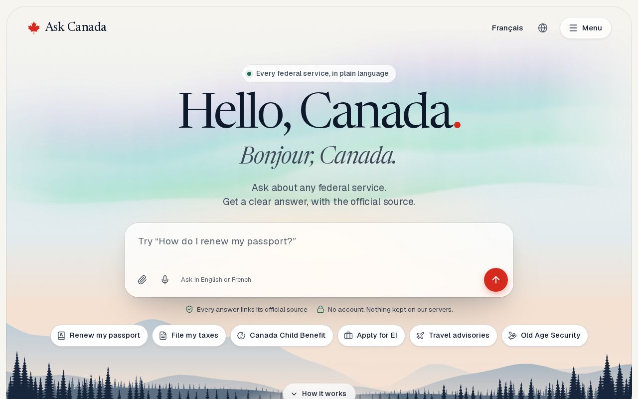 Preview of Ask Canada