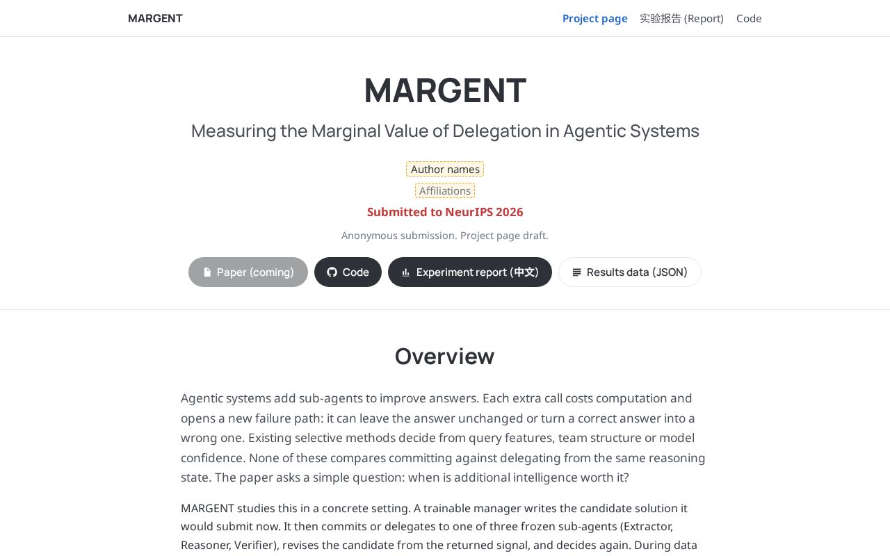 Preview of MARGENT