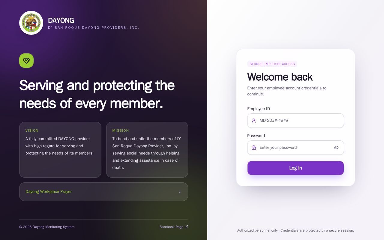 Preview of Dayong Temporary System