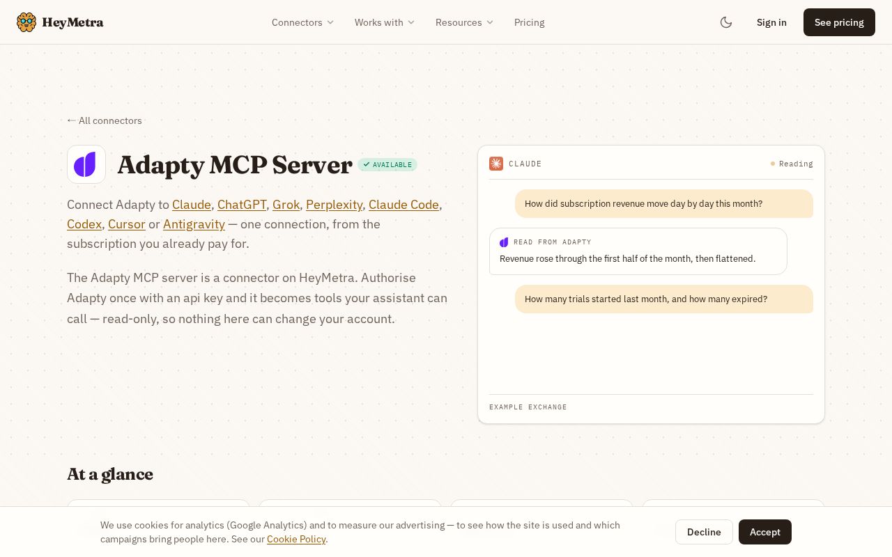 Preview of Adapty Mcp