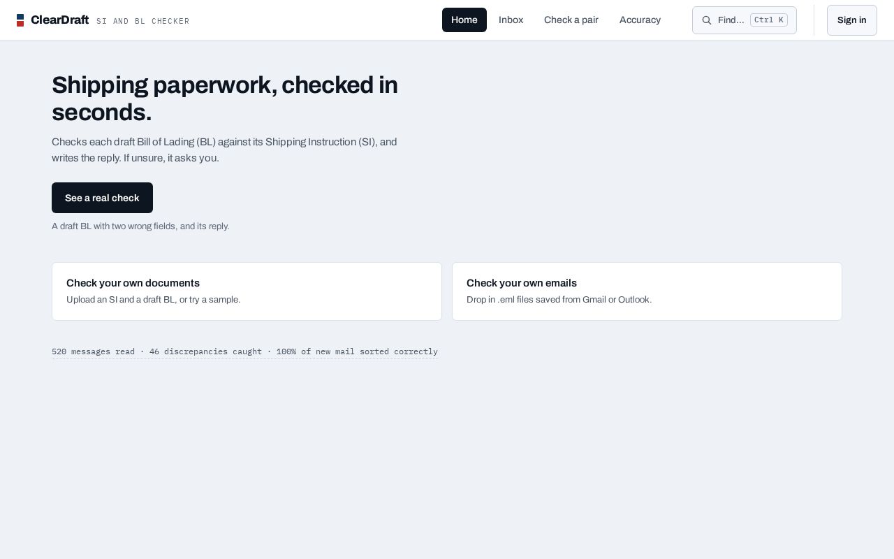 Preview of Cleardraft