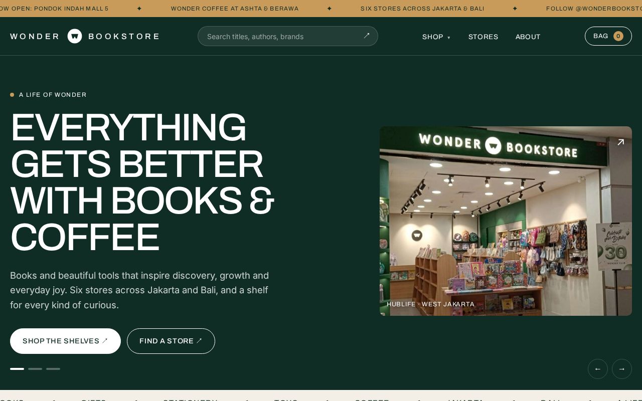 Preview of Wonder Bookstore