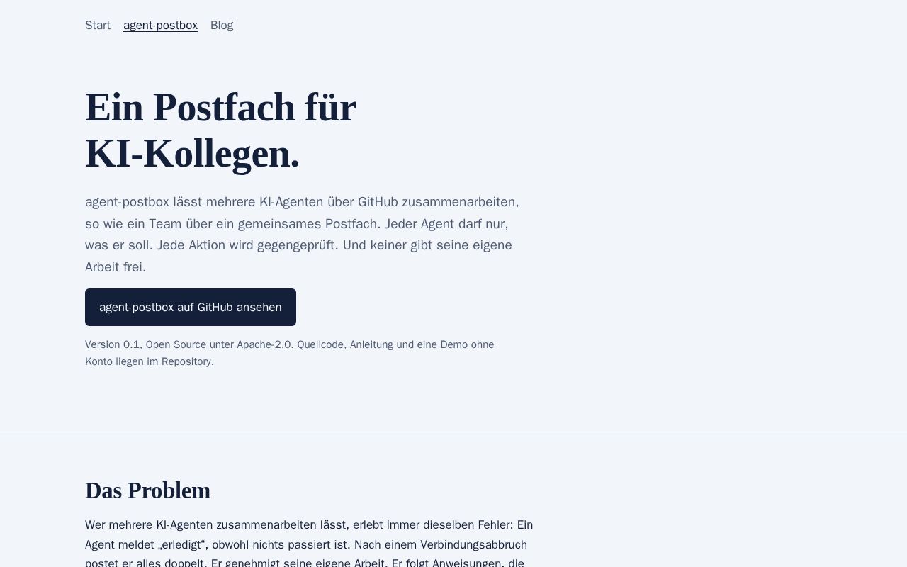 Preview of Agent Postbox